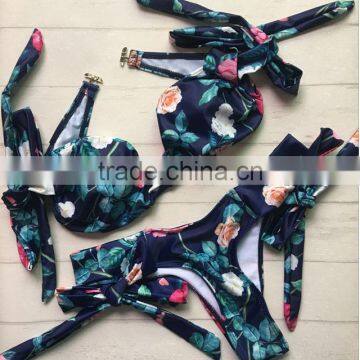 B40293A Hot selling new printing sexy bikinis women swimwear