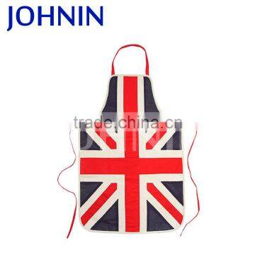 wholesale cheap custom cooking 300D poly printed kitchen flag apron