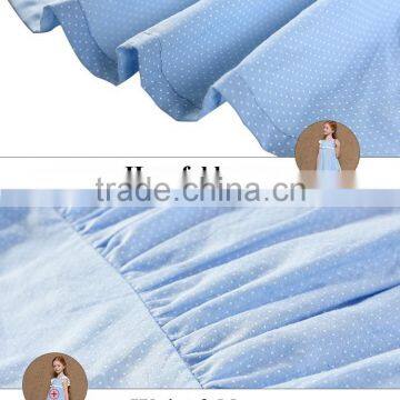 Baby Girls Sleeveless Long Evening Dress Vest Dress With Belt photo-6