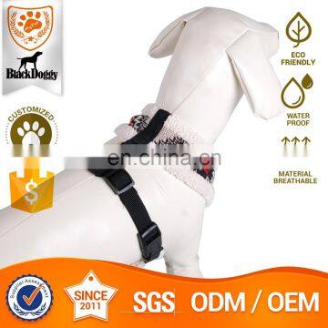 Customize Factory Price Fleece Nylon Dog Harness Vest My Pet Brand photo-3