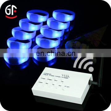 Idea Product 2017 New Cool Gift Items Cheap Custom Flashing Led Remote Controlled Light Up Bracelet