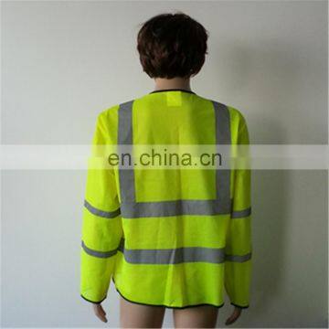Apparel T-shirts Knitting Tricot TC Reflector Safety Yellow Free Size EU Standard Hot Sale Long Sleeve t Shirt photo-3