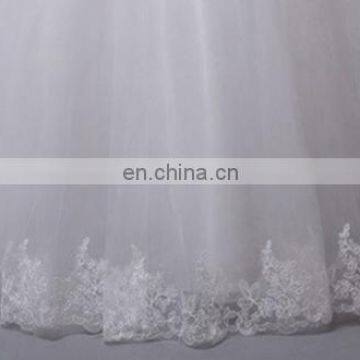Off-shoulder Lace Wedding Dress A Line Slim Floor Length Bridal Gown photo-6
