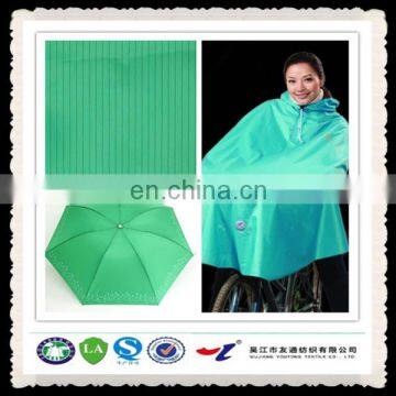 lightweight waterproof fabric for pvc raincoat