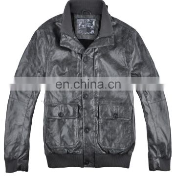 Casual jackets,casual pu jacket for men