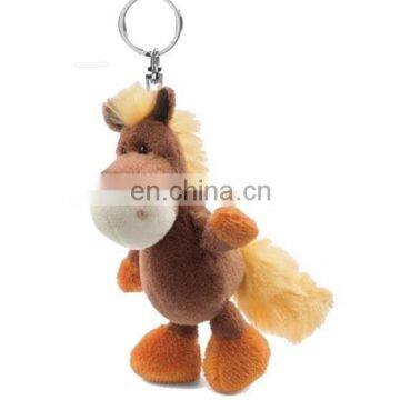 Wholesale Animal Stuffed Plush Keychain little pony keychain