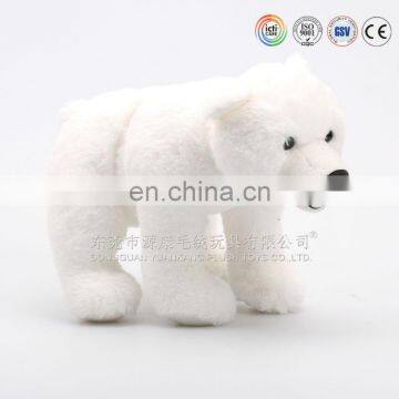 OEM/ Custom Design Super Soft Velboa Material Stuffed White Polar Bear With Scarf photo-3