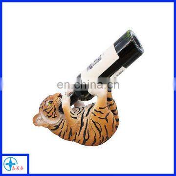 Top popular resin tiger wine holder for decoration