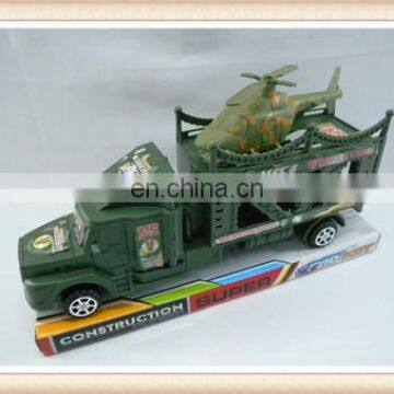 plastic Friction military truck toy, friction military tank and helicopter toy