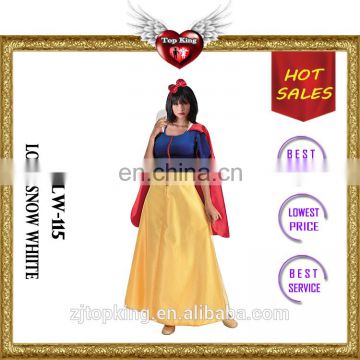 Christmas Holiday Long Snow White Dress Costumes Sexy Santa Costumes for Girls