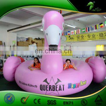 New Custom PVC Soft Inflatable Flamingo Pool Float, Pink Inflatable Balloon for Sale photo-2
