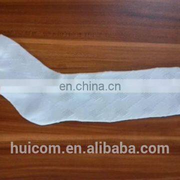 School Jacquard White Socks