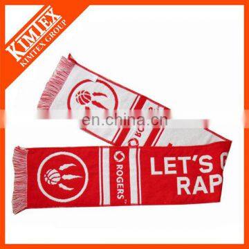 2017 Wholesale men's knitted football scarf