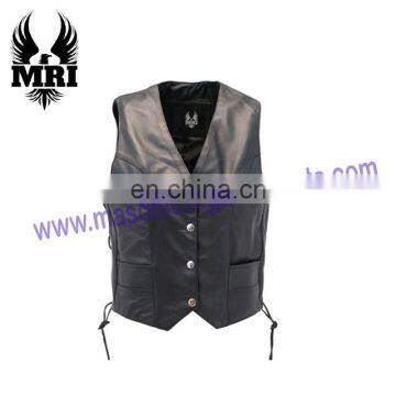 Women Leather Vest