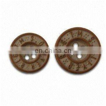 alloy 4 holes LOGO button,sample free