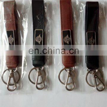 Custom Genuine Leather Keychain With Enamel photo-2