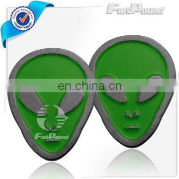 Head Shape Golf Ball Marker