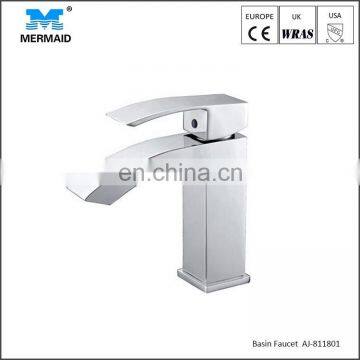 Newest Elegent Basin Sink Faucet Single Lever Waterfall Basin Mixer Taps Vanity basin faucet