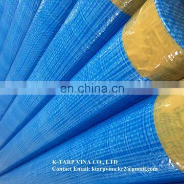 BLUE SHEET ROLL #1000 PE TARPAULIN, KOREA QUALITY, MADE IN VIETNAM