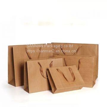 Manufacturer custom large kraft paper bag