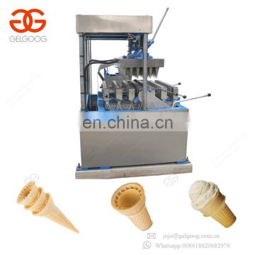 Semi Automatic Ice Cream Wafer Cone Maker Machinery Price Cake Cone Making Machine On Sale