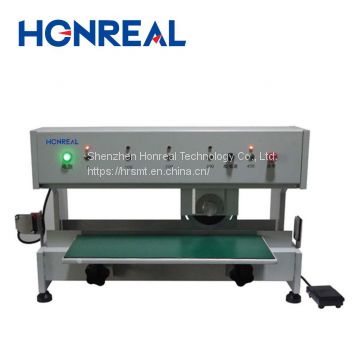 Shenzhen smt machine v cut grooving led manual homemade v cut cutting saw blade cutter machine