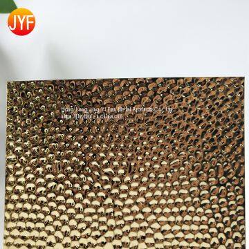 Good Quatily Color Embossed Stainless Steel Sheet for Exterior Decoration photo-2