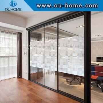 H12406 Opaque Frosted Privacy Glass Window Film photo-3