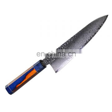 Innovative handle damascus steel vg10 chef knife