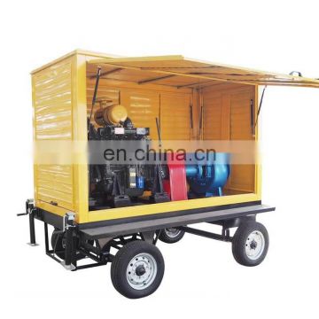 Low Price mobile portable diesel engine driven water pump 6 inch