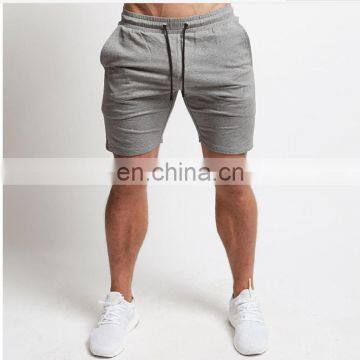 Custom Logo Men's Summer Casual Elastic Waist Drawstring Mid Waist Joggers Shorts photo-3