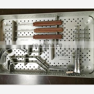 basic orthopedic instrument,lumbar spine fixation,Anterior Cervical Plate Instrument Set