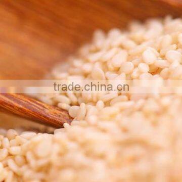 white natural sesame seeds