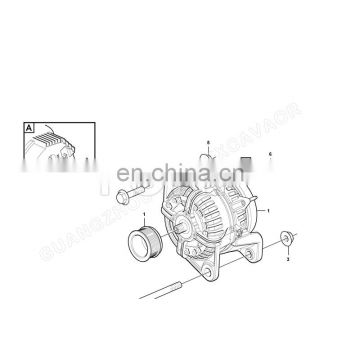 FOMI Parts EC700CHR EC750D EC750E EC950E Alternator 14632907 For Excavator