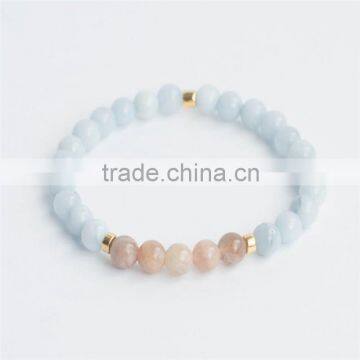 FULL-0323 Retro semi precious stone honesty bracelet