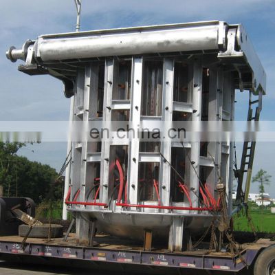 Big capacity steel scrap melting medium frequency induction furnace