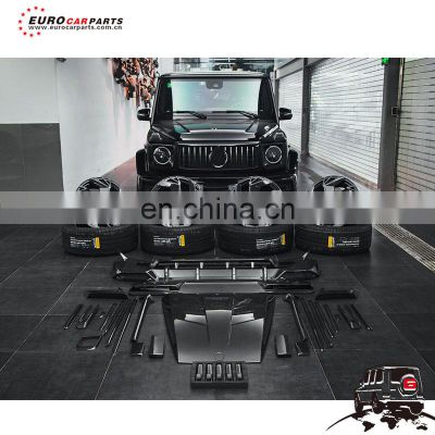 G wagon w464 w463A 40th anniversary carbon finber body kit full set G63 G500 G350 spoilers and wheel for w464 w463A