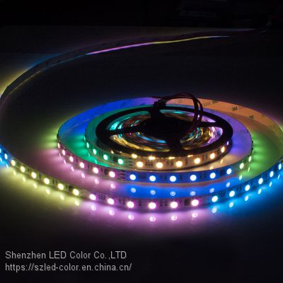 60leds/m DC12V 24V 20pixels/m LED Lights full color RGB+W SMD 5050 UCS2904 LED Strip