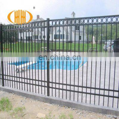 cheap ornamental cast steel bar pressing iron fence zinc panels