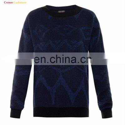 Winter Intarsia Pullover Sweaters for Women's photo-4