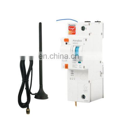 2021 new 2P tuya wifi circuit breaker, wifi circuit breaker smart, wifi miniature circuit breaker