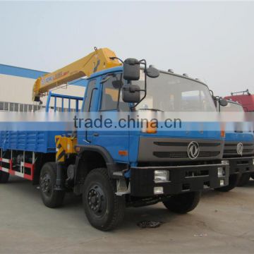 10ton dongfeng lorry truck crane