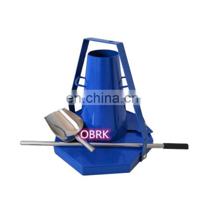 Stainless steel concrete slump cone set Slump Cone Test Apparatus With Scoop (Punching Press)