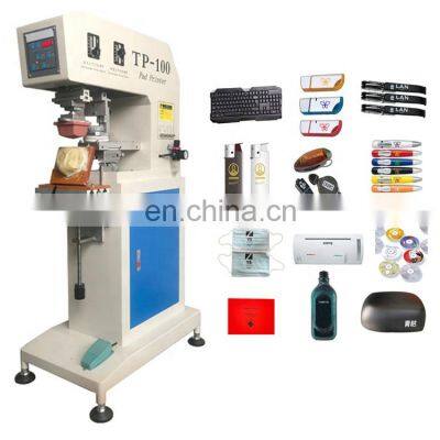 Single color ink cup mask plastic cassette tampo printer pad printing machine for pens