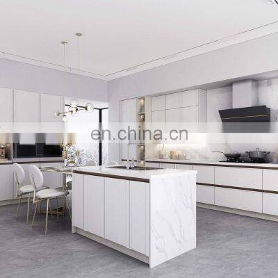 Modern Minimalism Home Furniture Custom Made Particle Board Kitchen Cabinet