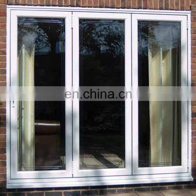 balcony exterior folding clear glass door