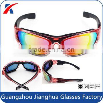 UV400 Shatterproof Foam Padded Ballistic Military Shooting Sunglasses