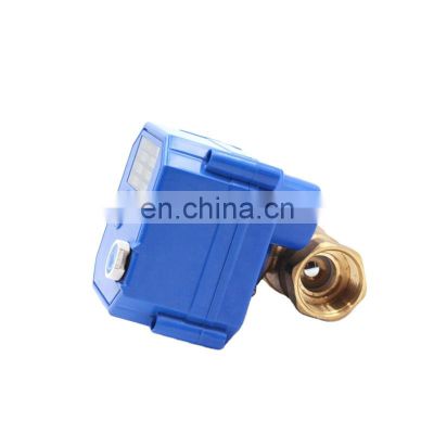 3v 5v 6v 12v 24v 110v 220v CWX-25S 2 way brass ss304 mini electric motorized water ball valve motorized valve water