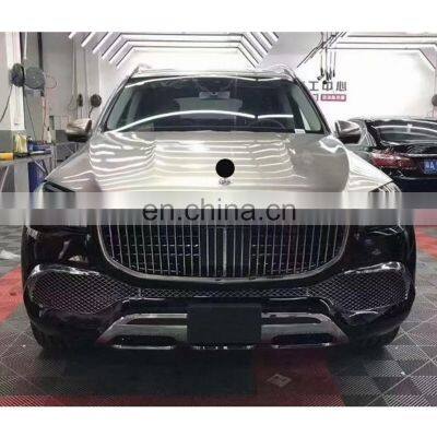 Hot selling X167 upgrade Maybach style body kit include front rear bumper assembly with grille for Mercedes benz GLS-class 20-21