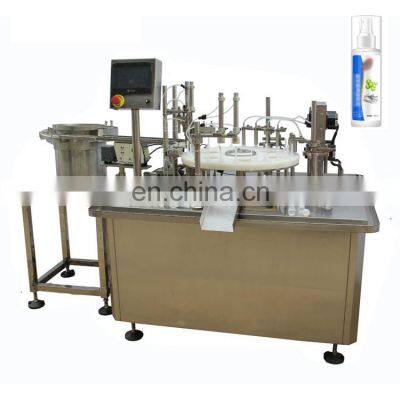 Small semi automatic aerosol filling machine for spray paint